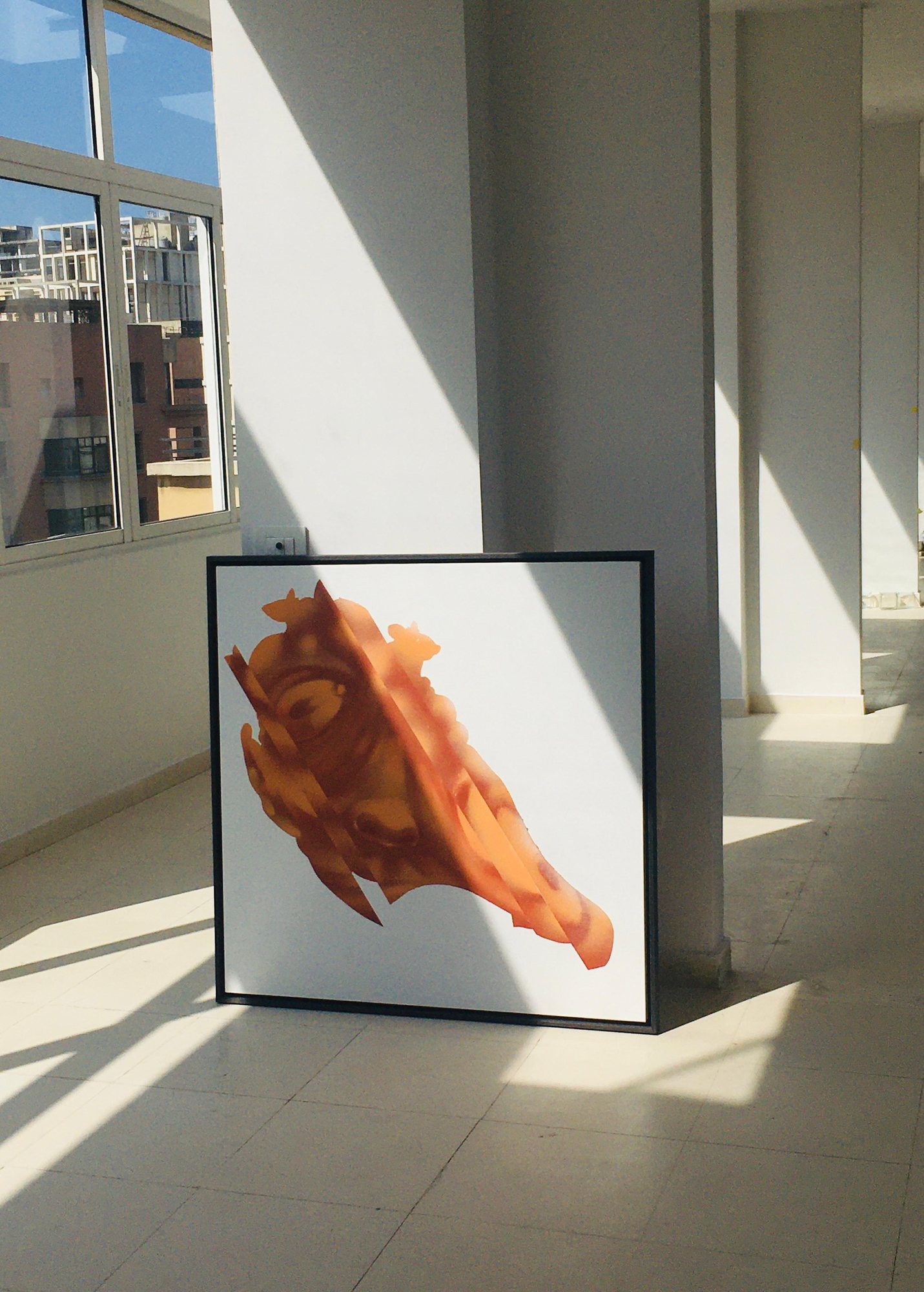 Untitled studio work, installation view.